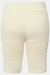 Bermuda doublé en crochet, avec taille élastique et cordon à nouer