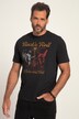 T-shirt, short sleeve, breast print, round neck