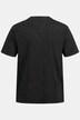 T-shirt, klederdracht, korte mouwen, grote print met twee hakbijlen, vintage look, borstprint, ronde hals