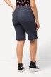 Bermuda avec ourlet effiloché et taille élastique