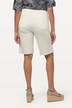 Bermudas, dobladillo con flecos, cintura elástica