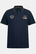 Maglia polo con taglio speciale per l'addome e mezze maniche