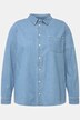 jeans overhemd, regular fit, overhemdkraag, lange mouwen