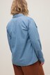 jeans overhemd, regular fit, overhemdkraag, lange mouwen
