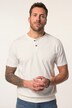 JP1880 Henley, Bauchfit, Halbarm, Rundhals, bis 8 XL