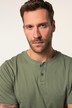 JP1880 Henley, Bauchfit, Halbarm, Rundhals, bis 8 XL