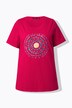 T-shirt, mandala, A-lijn, ronde hals, korte mouw