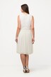 Sequined Layered Look Tea Length Dress