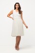 Sequined Layered Look Tea Length Dress