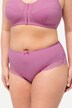 Culotte midi, dentelle transparente sur le côté