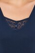 Combinaison sans manches. Décolleté V à dentelle