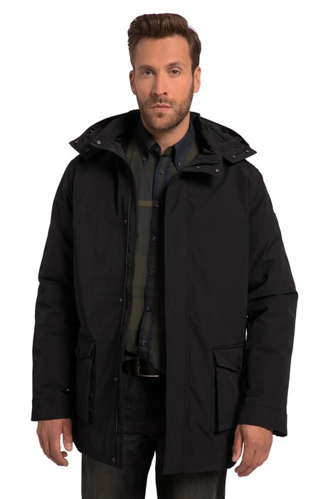 Bunda, kolekce outdoor, vodoodpudivá, větruodolná, kapuce, do 8XL