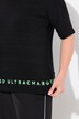 Classic fit half-sleeve crew neck T-shirt with hem inscription