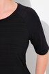 Classic fit half-sleeve crew neck T-shirt with hem inscription