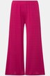 Culottes in tessuto operato lunghe fino al polpaccio con taglio della gamba dritto e cintura elastica