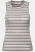 Tank Top, Slim Fit, Ringel, Rippjersey, Ringerrücken