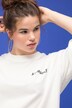 T-Shirt, oversized, Rücken Print