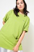 T-Shirt, oversized, Rücken Print
