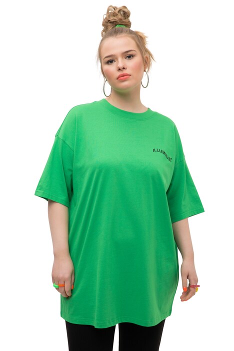 Tričko, oversize, potisk na zádech