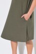 Jerseykleid, A-Linie, Rundhals, Halbarm, Taschen