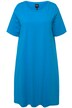 Žerzejové šaty, A střih, kulatý výstřih, krátké rukávy, kapsy