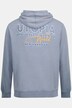 STHUGE Hoodie, Langarm, acid washed, Kapuze, Rückenprint, bis 8 XL