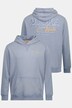 STHUGE Hoodie, Langarm, acid washed, Kapuze, Rückenprint, bis 8 XL