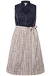 Dirndl, srdcový výstřih, ozdobné knoflíky, bez rukávů