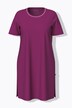 Lot de 2 chemises de nuit, décolleté rond/en V et manches courtes