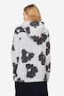 Hoodie, Blätter Print, Netz-Kapuze, Langarm