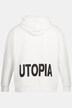 STHUGE hættetrøje, lanmgærmet, oversize, hætte, rygprint, op til 8 XL
