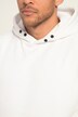 STHUGE hættetrøje, lanmgærmet, oversize, hætte, rygprint, op til 8 XL