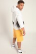 STHUGE hættetrøje, lanmgærmet, oversize, hætte, rygprint, op til 8 XL