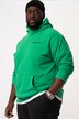 STHUGE Hoodie, oversized, acid wash, hætteprint, op til 8 XL