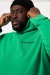 STHUGE Hoodie, oversized, acid wash, hætteprint, op til 8 XL