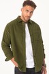 Surchemise STHUGE en velours côtelé, manches longues et col Kent - jusqu'au 8 XL