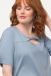 Twist Neckline Short Sleeve Tee