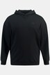 Sweat-shirt à capuche STHUGE oversized, manches longues. Plis et imprimé dans le dos. Jusqu'au 8 XL.