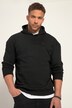 Sweat-shirt à capuche STHUGE oversized, manches longues. Plis et imprimé dans le dos. Jusqu'au 8 XL.