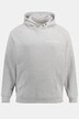 STHUGE hoodie, OEKO-TEX, melange sweat, chest print, up to 8 XL