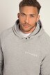 STHUGE hoodie, OEKO-TEX, melange sweat, chest print, up to 8 XL