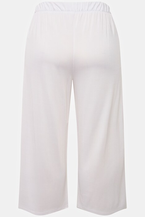 Slinky Stretch Knit Culotte Pants