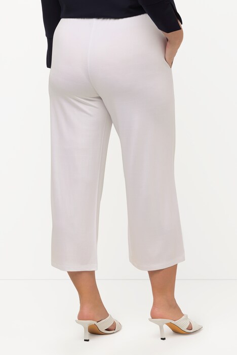 Slinky Stretch Knit Culotte Pants