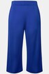 Jupe-culotte en maille fluide. Longueur mollet, jambe large. Taille élastique