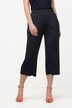 Slinky culotte, kuitlengte, wijde pijpen, elastische tailleband