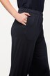 Slinky culotte, kuitlengte, wijde pijpen, elastische tailleband