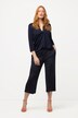 Slinky culotte, kuitlengte, wijde pijpen, elastische tailleband