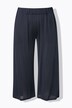 Jupe-culotte en maille fluide. Longueur mollet, jambe large. Taille élastique