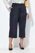 Jupe-culotte en maille fluide. Longueur mollet, jambe large. Taille élastique