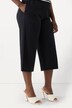 Jupe-culotte en maille fluide. Longueur mollet, jambe large. Taille élastique